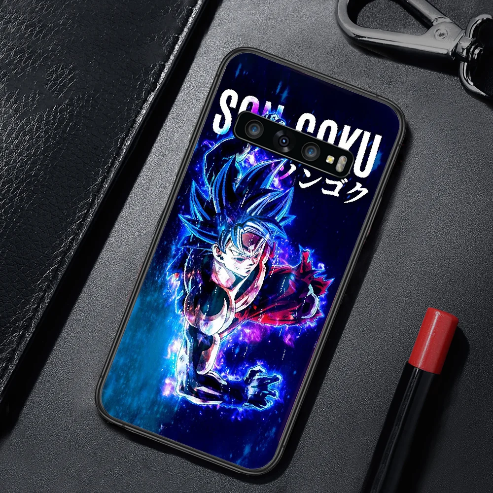 

Anime D-Dragone Ball Z DBZ Goku Phone Case For Samsung Galaxy Note S 8 9 10 20 Plus E Lite Uitra black Waterproof Silicone Etui