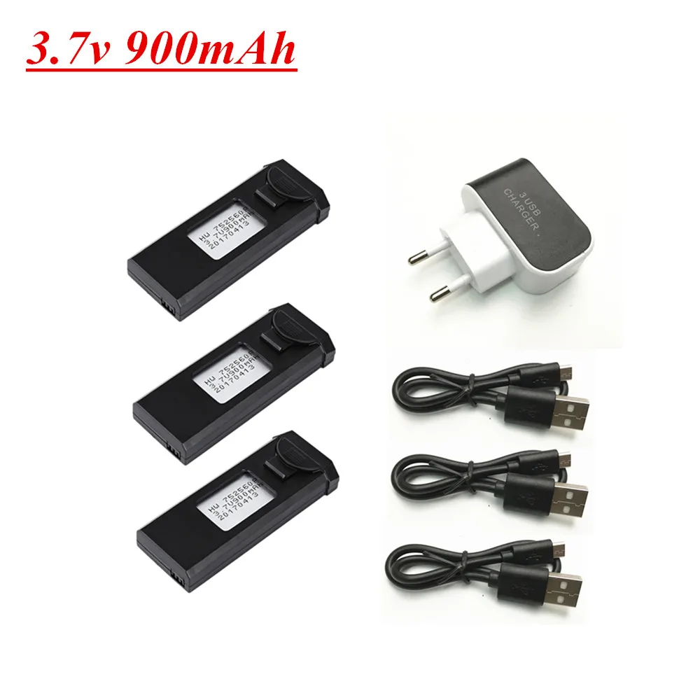 3 7 V 900mAh 30C Lipo батарея для VISUO XS809S XS809HW XS809W XS809 RC Запчасти Дронов 752560P v зарядное