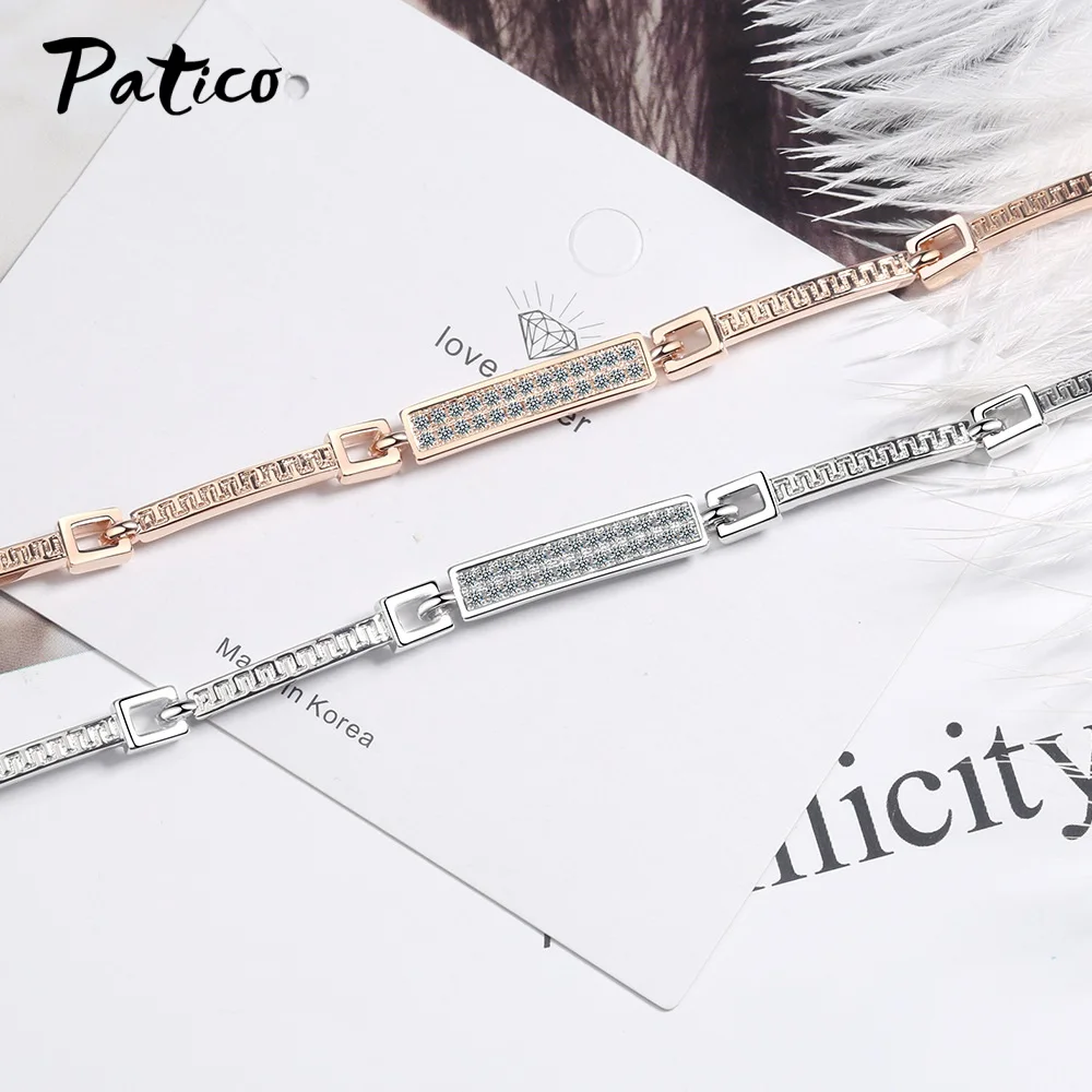 

Luxury Rhinestone Circle Bracelet For Women Man Fashion 925 Sterling Silver Round Cuff Bracelets Geometric Jewelry Gifts