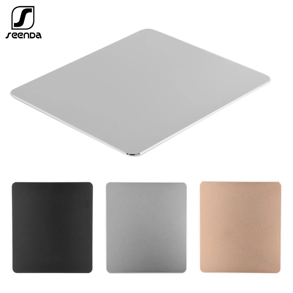 

SeenDa Aluminum Alloy Non-slip Gaming Mouse Pad Mat Double Sided Accurate Control Waterproof Keyboards Mouse Pads for PC