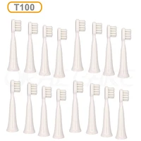 416pcs t100 electric replacement toothbrush heads for xiaomi mijia t100 mi smart cleaning whitening healthy floss gift