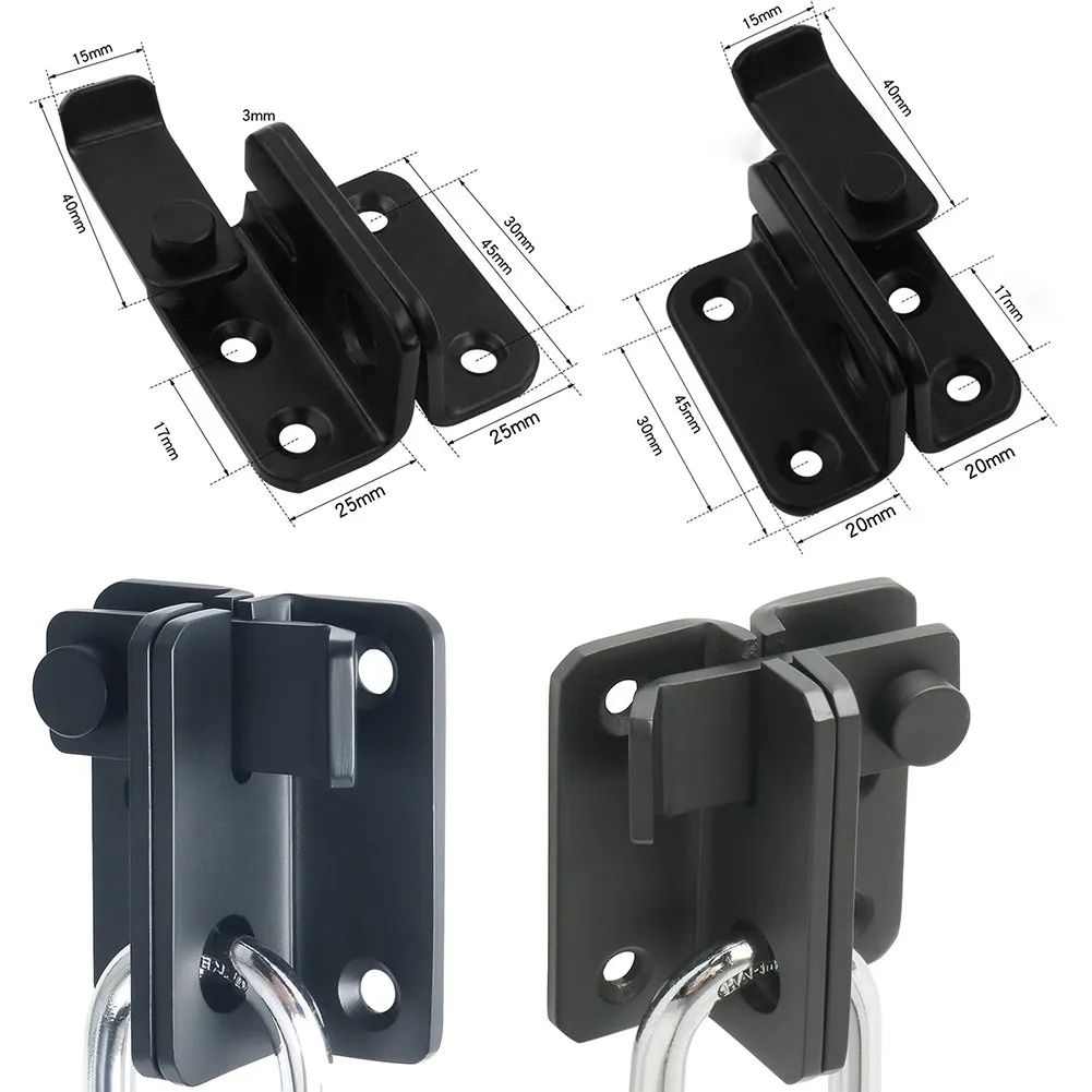 

Door Bolt Latch Wardrobe Drawer Sliding Door Latch Lock Free Punching Door Bolt Latch Drawer Lock Safety Stainless Steel