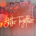 Неоновые светодиодные вывески OHANEONK на заказ, 12 В, светильник вые настенные украшения для дома, вечеринки, свадьбы Вечерние вечеринки