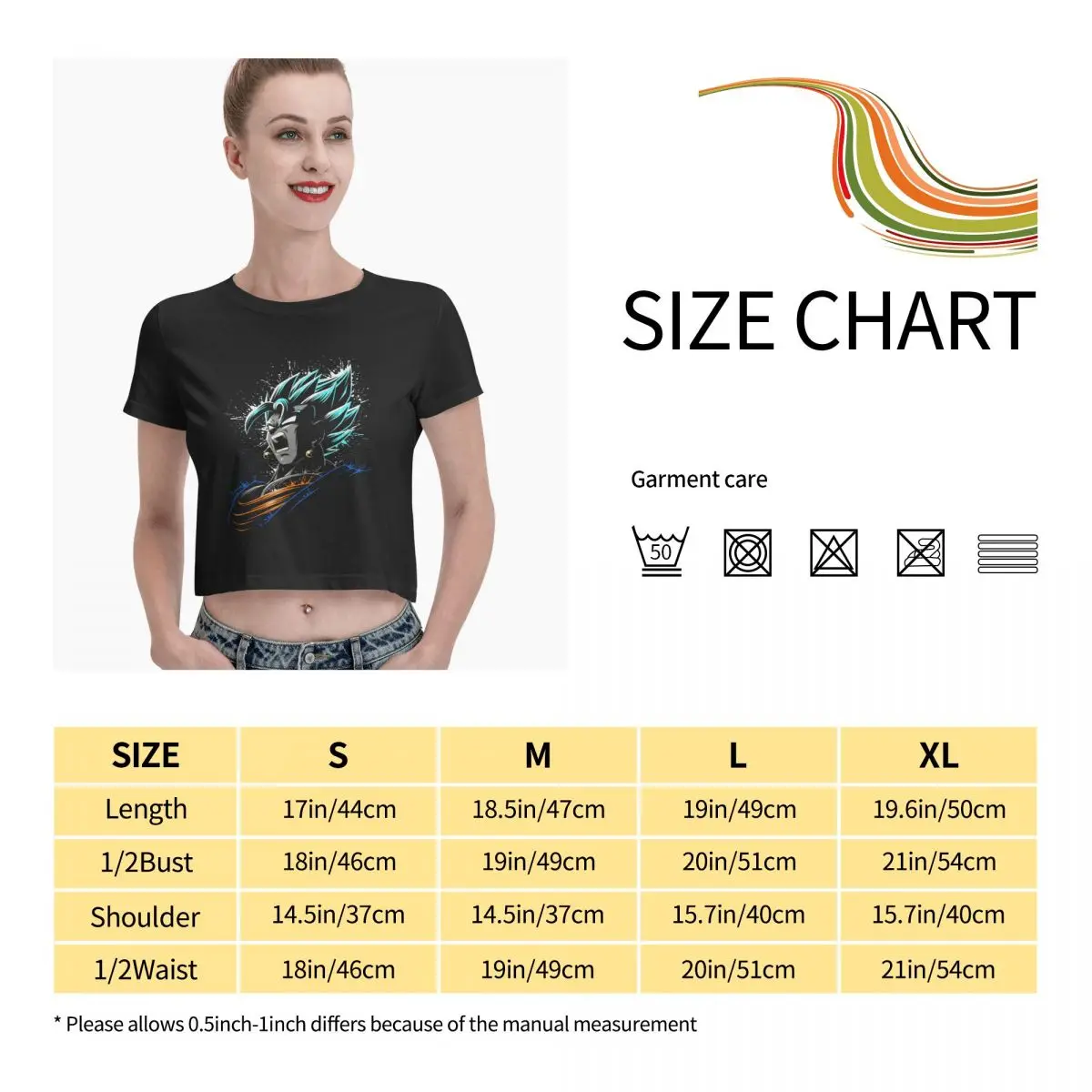 

Anime Fans Son Goku 8 woman T-shirts Soft and comfortable Short sleeveRound neck T-shirt