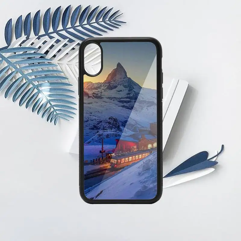 

mountain house Phone Case TPU For iPhone X XR XS 11 12 mini Pro MAX 6 6S 7 8 Plus SE 2020