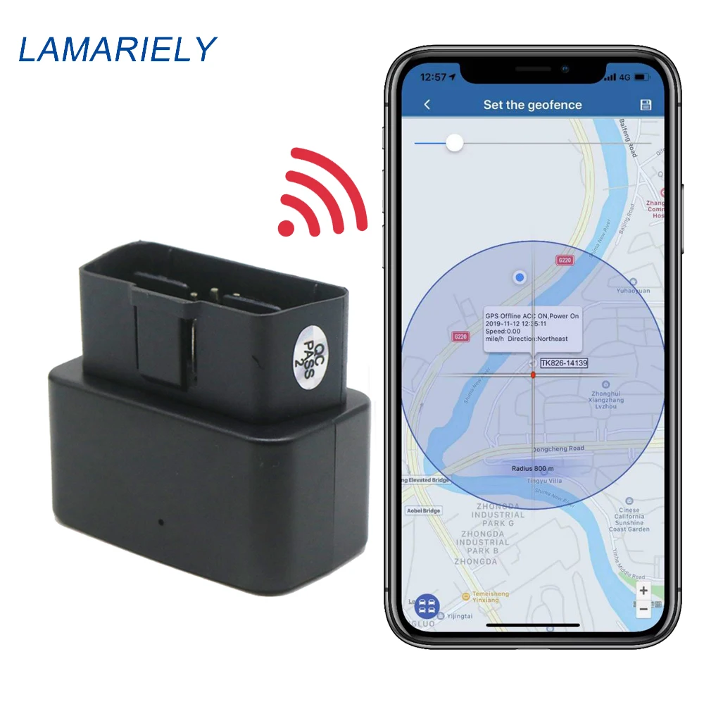 OBDII GPS трекер для автомобиля 16PIN OBD Мини GSM OBD2 устройство слежения локатор с онлайн