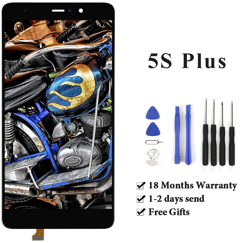 1 шт. сменный ЖК дисплей 5 7 дюйма для xiaomi Mi 5S plus экран OEM качественный дигитайзер в