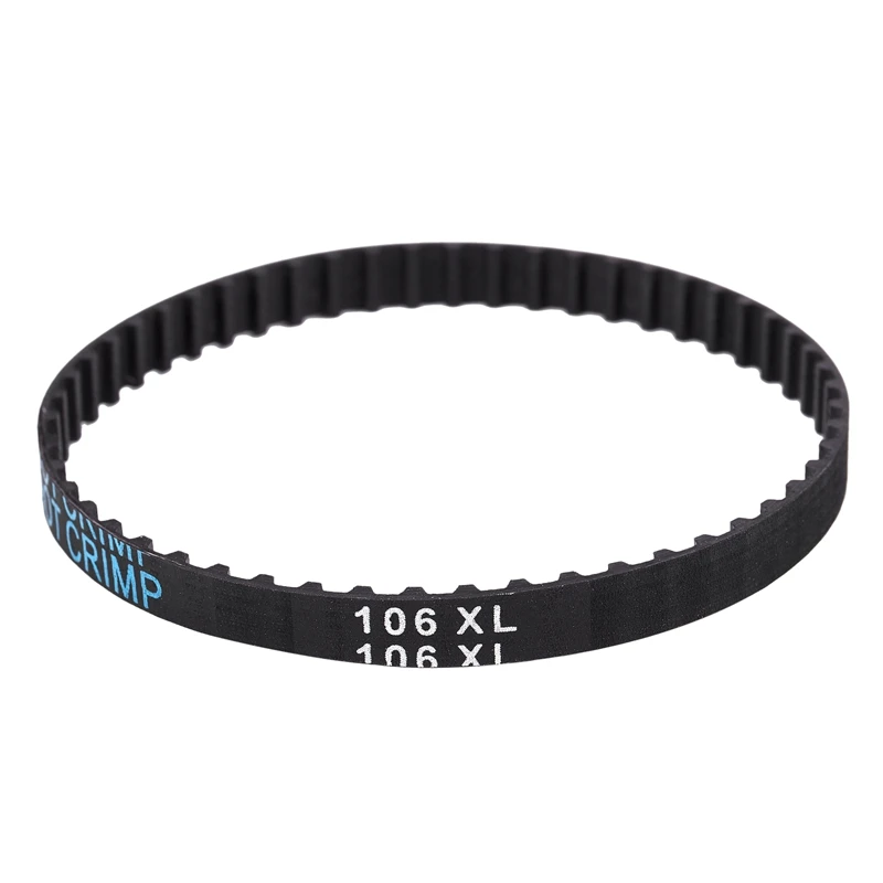 

106XL 031 53 Teeth 7.9mm Width Rubber Drying Machine Timing Belt Black