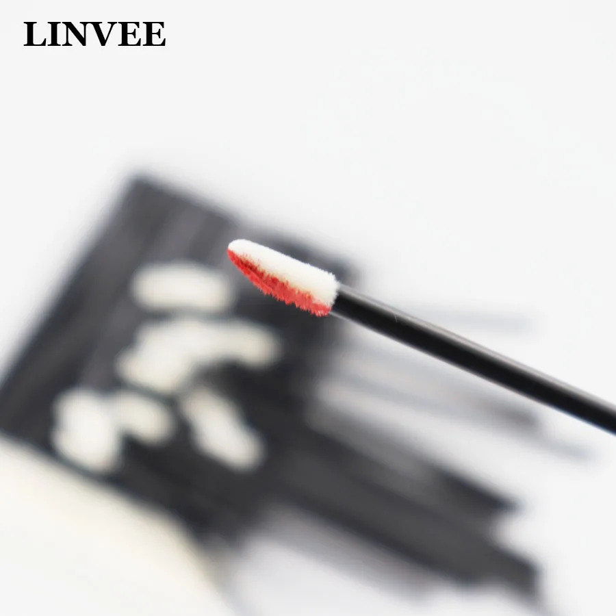 50 шт одноразовая Кисть для макияжа губ палочка аппликатор блеска подводка ручка
