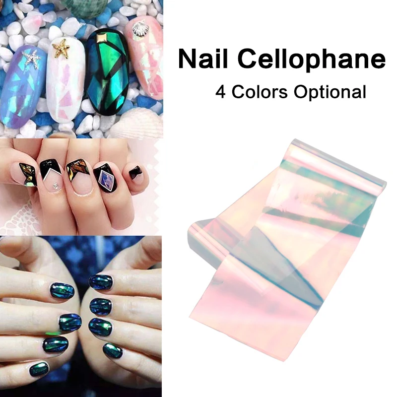 3 цвета сделай сам пиллетт разбитое стекло зеркальная фольга s рулон бумага для