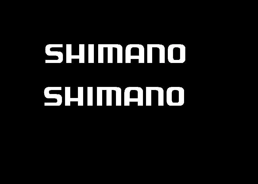 

Hot Sell Personality Car Stickers 2Pcs Shimano Die Cut Decals Car Window Accessories Auto Decorative Stickers PVC 12cm X 4cm