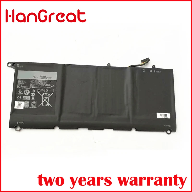 HanGreat JHXPY JD25G 90V7W Новый аккумулятор для ноутбука Dell XPS 13 9343 XPS13 9350 13D-9343 0N7T6 5K9CP 0 дзпв