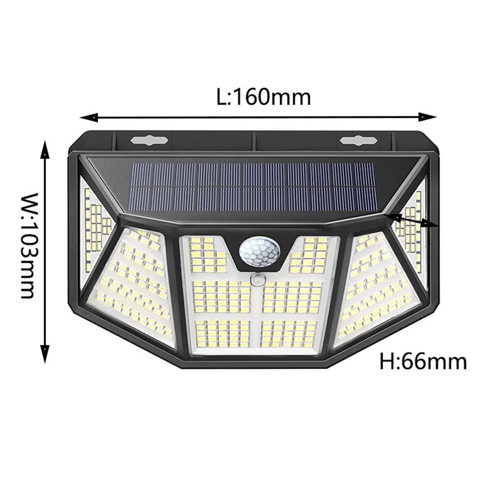 

310 Led Solar Light Outdoor Solar Wall Lamp LED IP65 PIR Motion Sensor Lampara Solar Lighting Garden Decoration Solar Light