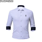 Dudalinas Sergio K Новое поступление брендовая одежда мужская рубашка с длинным рукавом рубашка 2021 летняя новая приталенная рубашка Женская Повседневная рубашка