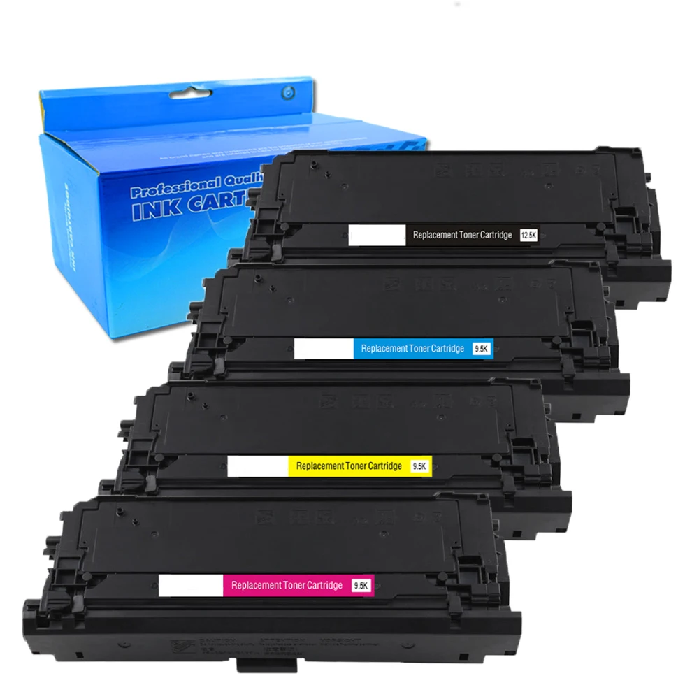 

4 X Compatibel HP 508X CF360X CF360A 508A Toner Cartridge for HP Laserjet M553N M553DN M553X M227C M557Z M557F M577DN, Black