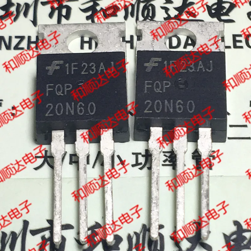 

10 шт./лот FQP20N60 новый запас TO-220 600V 20A