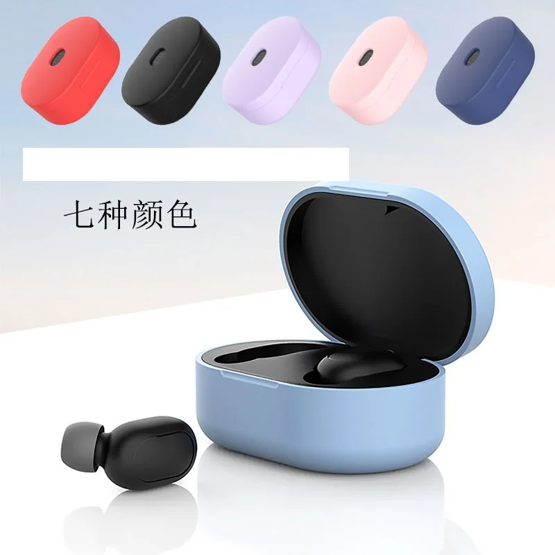 

Silicone anti-drop soft protective shell for redmi airdots for redmi youth version wireless bluetooth charging box