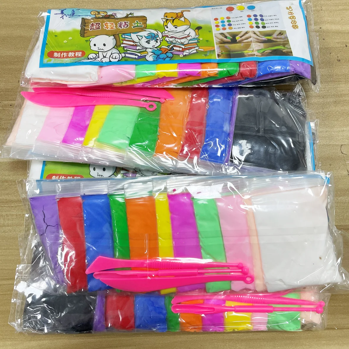 красители. воздушный полимер. полимер. воздушный пластилин для детей. 6d diy super light clay.