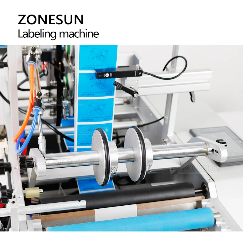 Автоматическая Этикетировочная машина ZONESUN LT190 для круглых стеклянных и жестяных