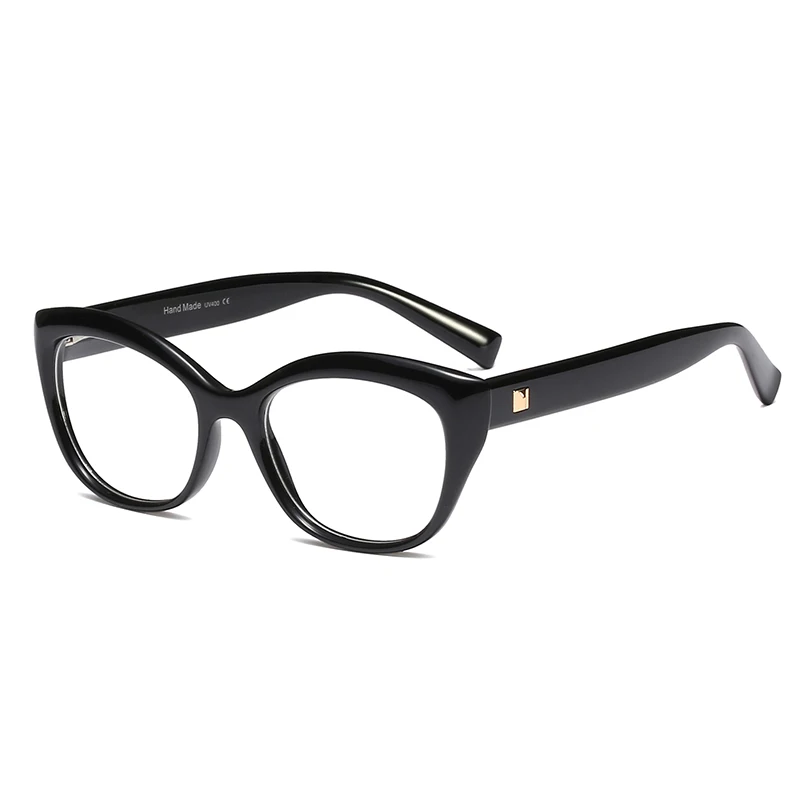 C1 Black Pro Acme модная оправа для очков в стиле кошачьи глаза для женщин женские оптические очки чистые прозрачные очки компьютерные очки PC1287 - Цвет оправы: C1 Black