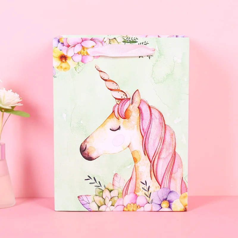 1 шт. подарок с Unicorn сумка Единорог для вечеринки дня рождения украшения вечеринок