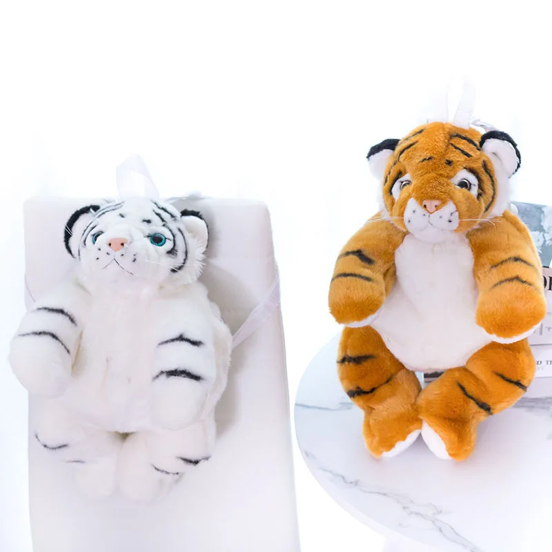 

Tiger Plush Backpack Lifelike Stuffed Animal Bag Backpack Animal Children Boy Girl Birthday Christmas Gift