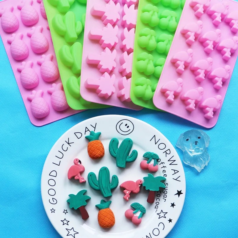 

Silicone Ice Moulds Diy Ice Cube Mold Silicone Ice Mold Maker Tray Fruit Chocolate Mold Diy Candy Bar Kitchen Tool