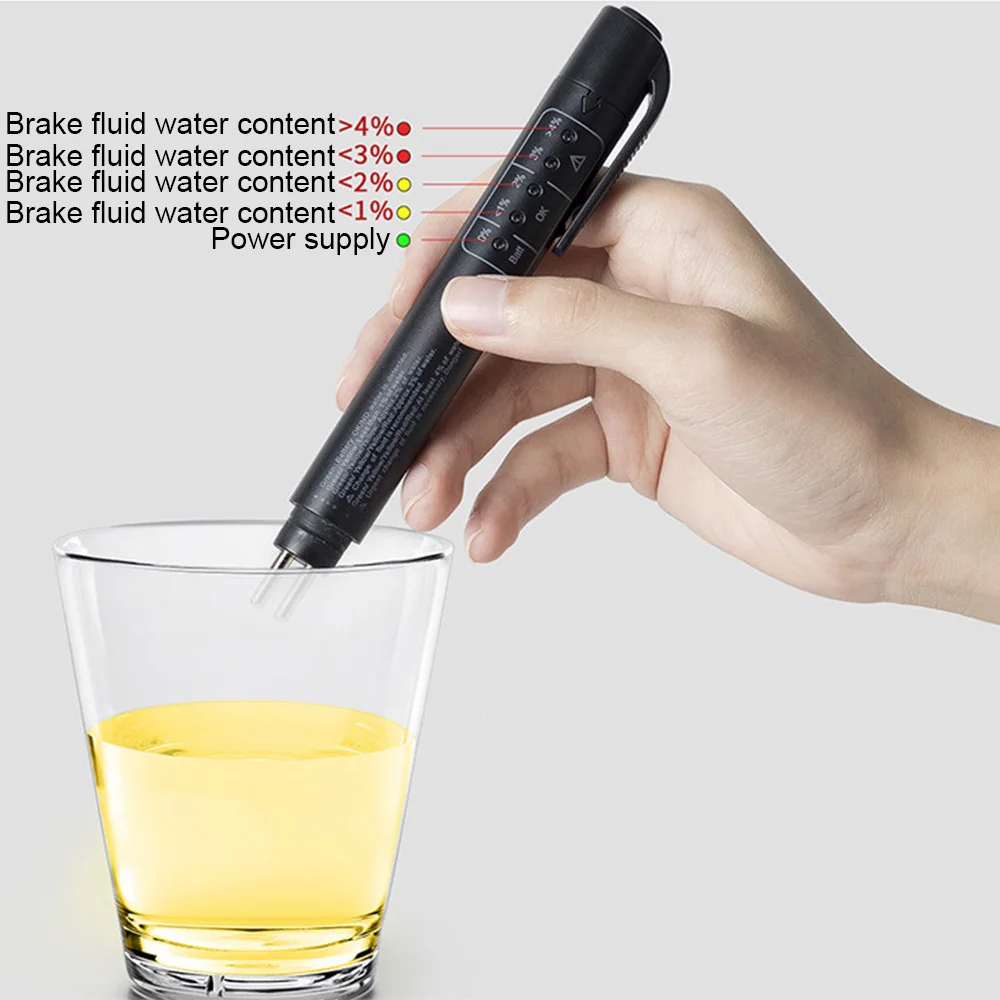 

Portable Brake Fluid Tester Pen Indicator for Car Repair Automotive Diagnostic Tool Car Brake Fluid Tester with TPMS Check Fluid