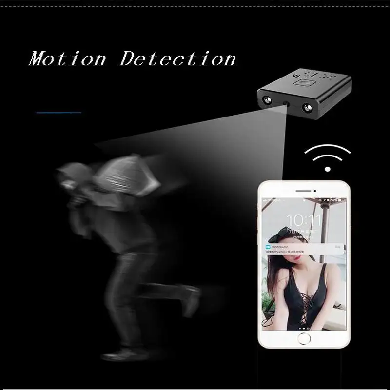 Wi-Fi видеокамера инфракрасная мини-камера XD IR CUT HD 1080P ночное видение маленькая