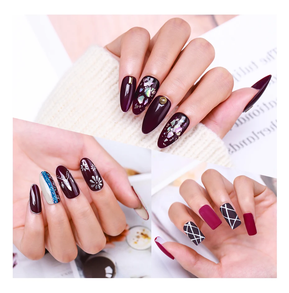 HNM Новая серия jam УФ гель для ногтей DIY Дизайн Замачивание от матового верха лак