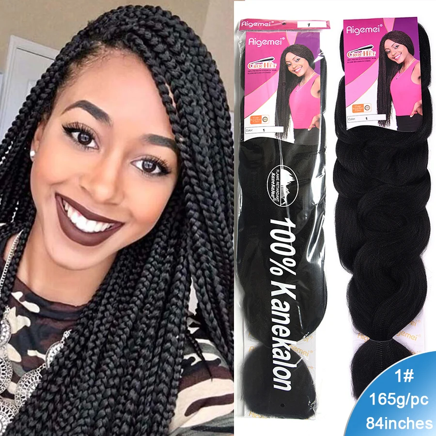 

XCOCO Jumbo Braiding Hair For Afro Curls Jumbo Box Braids Hair Kanekalon For Hair Afro Extensions Braids Synthetic Fake Hair