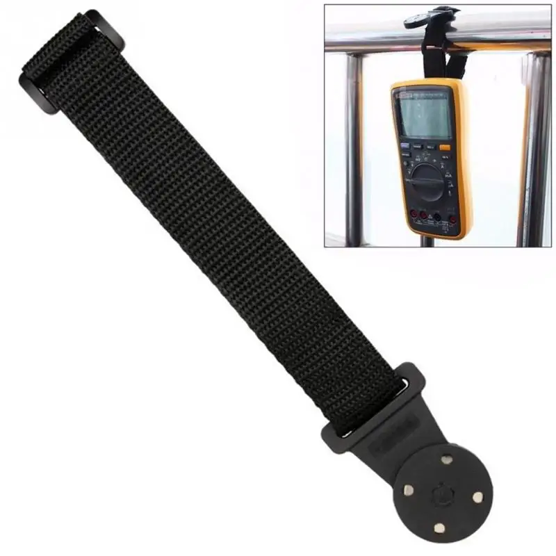 Сильный магнит Черный мультиметр ремешок Практичный комплект портативный