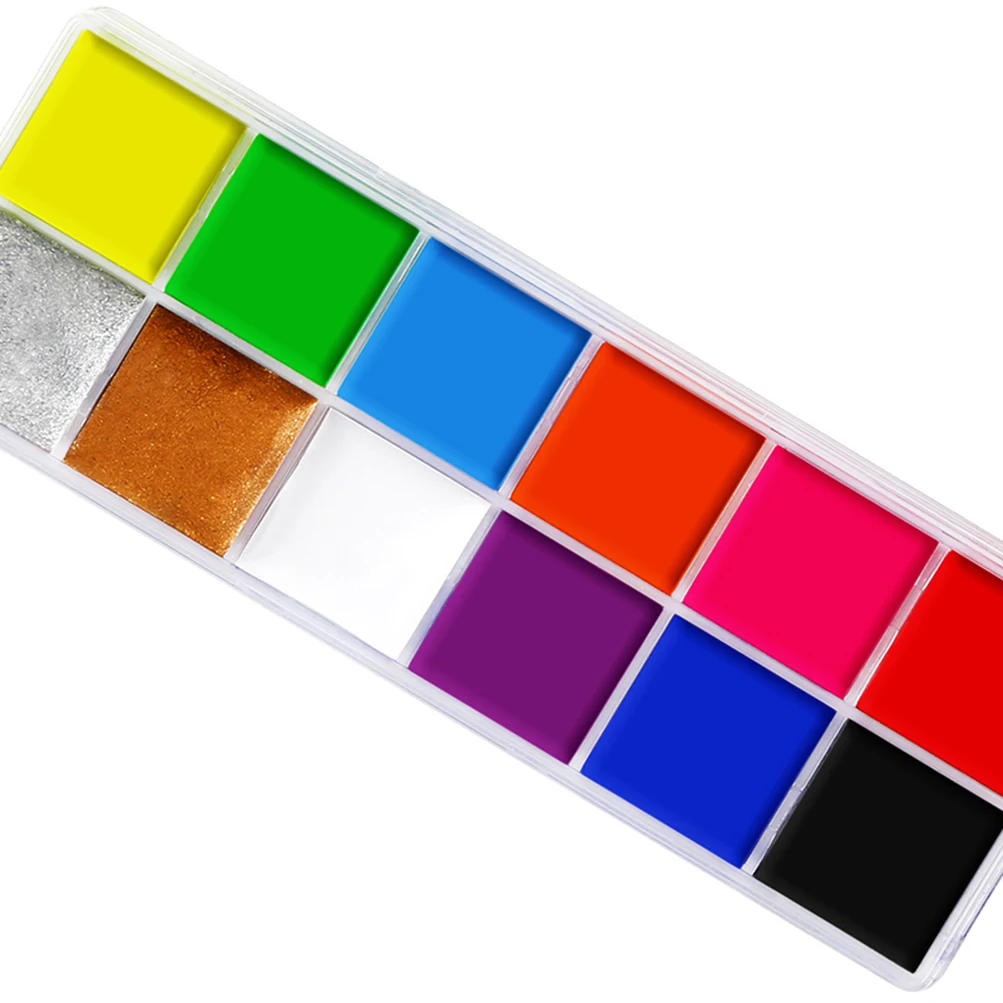 

12 Color Paint Matching Brush Private Label Custom Bulk Makeup Free Shipping