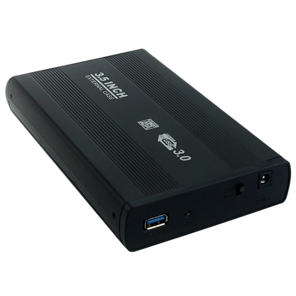

3.5inch USB 2.0 to SATA Port SSD Case External Hard Drive Enclosure Solid State Disk Box GK99