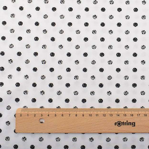 B 1 piece Chainho, черно-белая Геометрическая серия, саржевая хлопковая ткань с принтом, Лоскутная Одежда для рукоделия, швейная одежда для малышей и детей - Цвет: B 1 piece