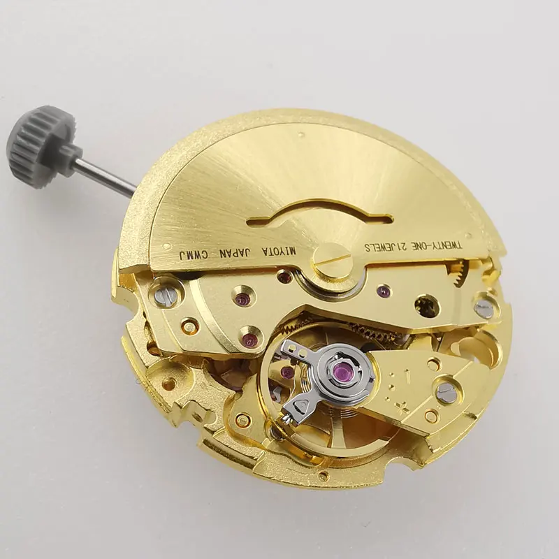 Golden Miyota 8215 Automatic Movement 21 jewels mechanical movement With date display Function | Наручные часы
