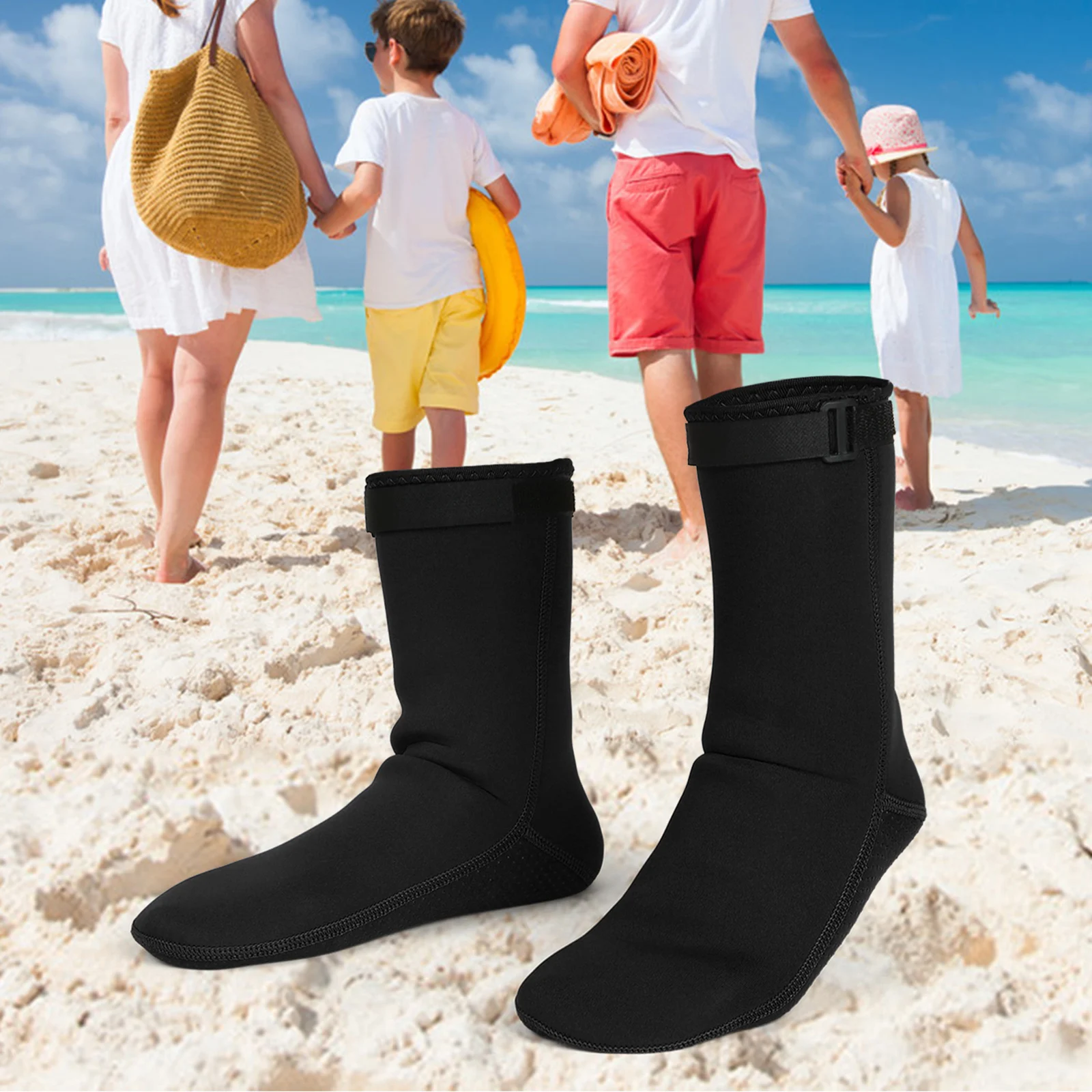

Diving Socks 3mm Neoprene Swimming Socks Swimwear Warm Snorkeling Socks For Beach Swimming Diving Snorkeling