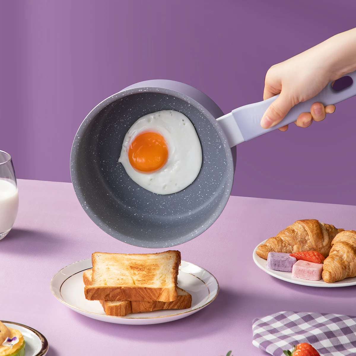 Плита KING Macaron с антипригарным покрытием молочный горшок кастрюля для супа