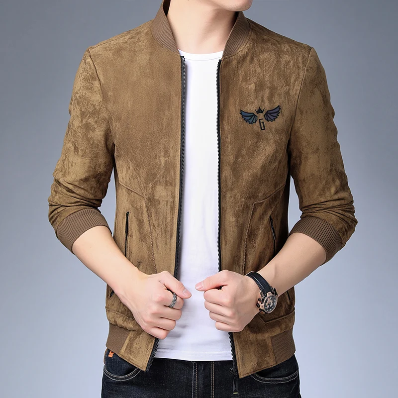 Куртка Moto Jacket Motorcycle для мужчин в стиле кэжуал, мотоциклетная, мужская мода, черная кожа с текстурой, длинный рукав, модель LXW19010.