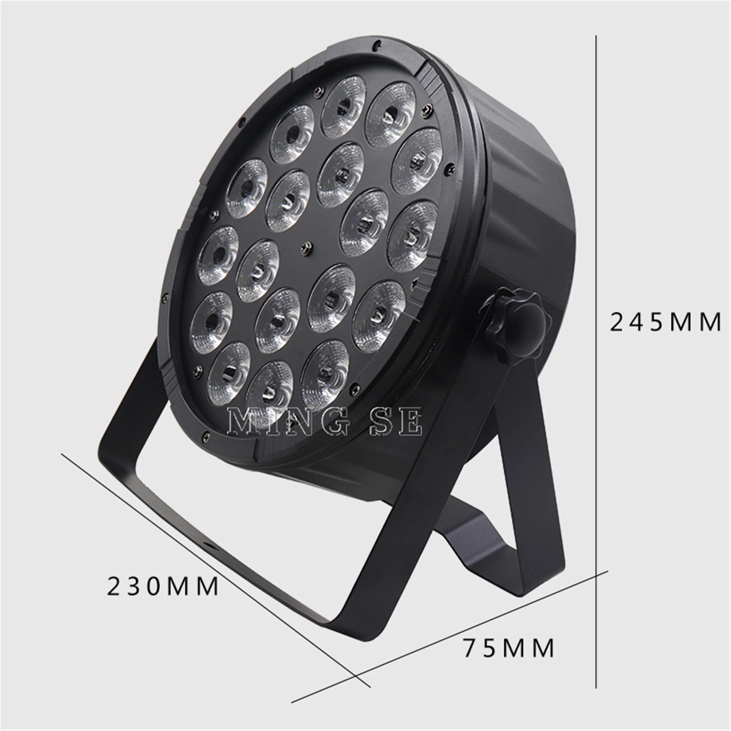 6 шт./лот 18x10 Вт плоский светодиодный прожектор Par 18*10 RGBW 4 в 1 PAR DMX512 контрольное