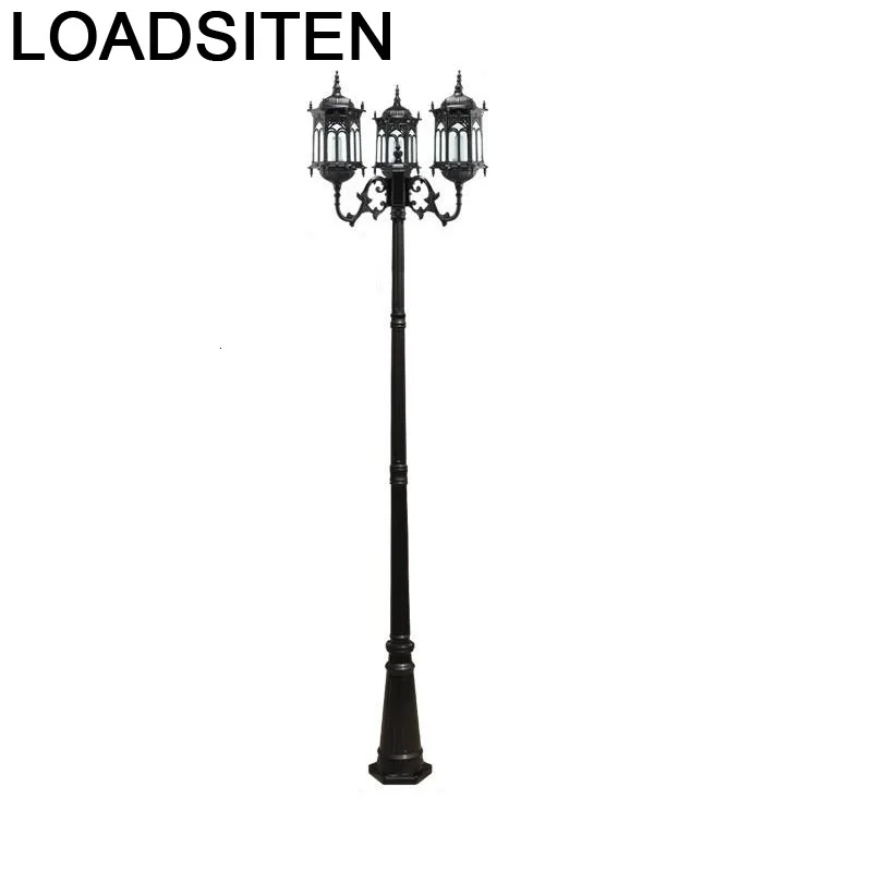 Jalan Straatverlichting Sokak Lamba лампа Lampadaire Farola внешняя Плаза светильник Exterieur Led Off Lampione