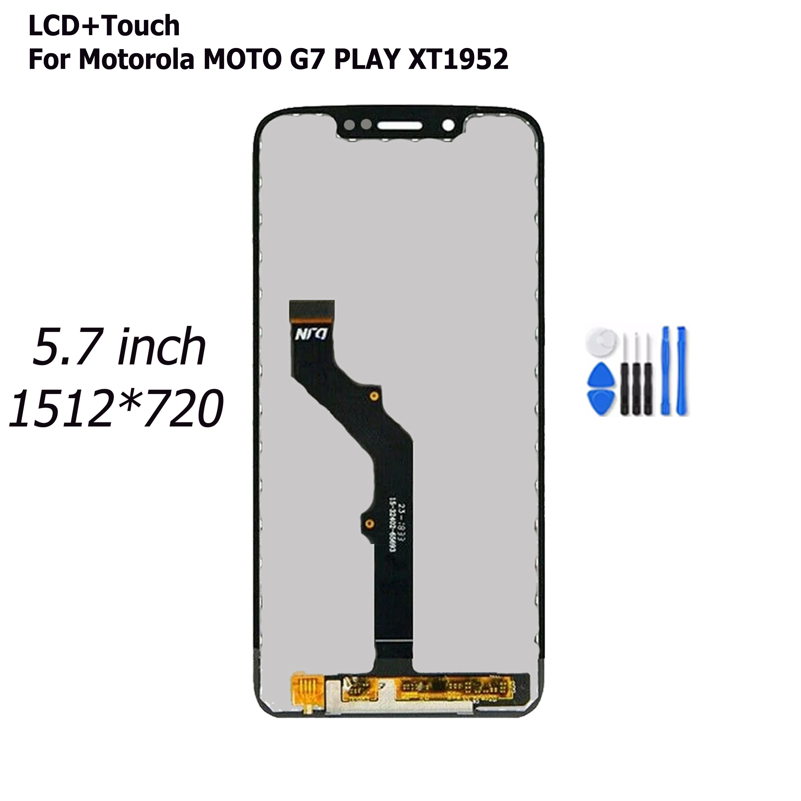 ЖК-дисплей 10 шт./лот для Motorola Moto G7 PLAY xtчила POWER XT1955 PLUS с сенсорным экраном и