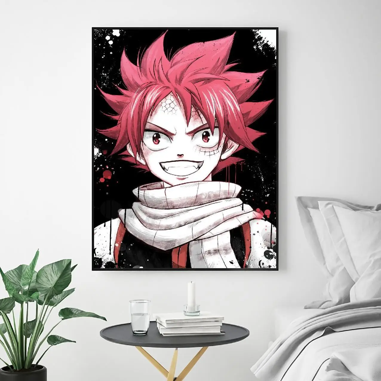 Воин Дракон проклятие уровень Аниме Арт холст печать плакатов домашний Декор