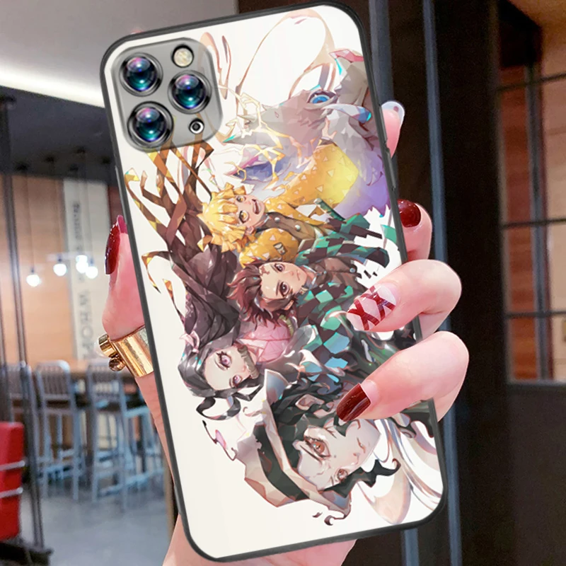 

Kamado Nezuko Kimetsu No Yaiba Phone Case For iPhone 6 6S 7 8 Plus Smartphones Cellphone Cheap Mobile Full Protection