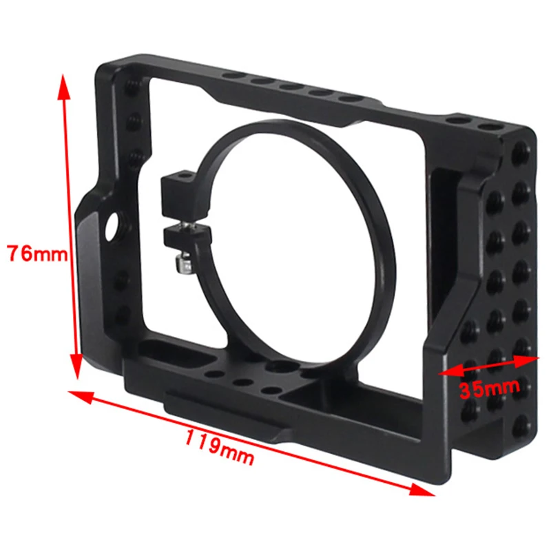 FULL-Rx100 Iii(M3) Iv(M4) V(M5) Camera Cage For Sony Rx100 Dslr Case Rig Cold Shoe | Электроника
