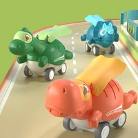 dinosaurs car baby toys for boys one year old toddlers mini push slide vehicle cars montessori toys for babies 0 12 24 36 months