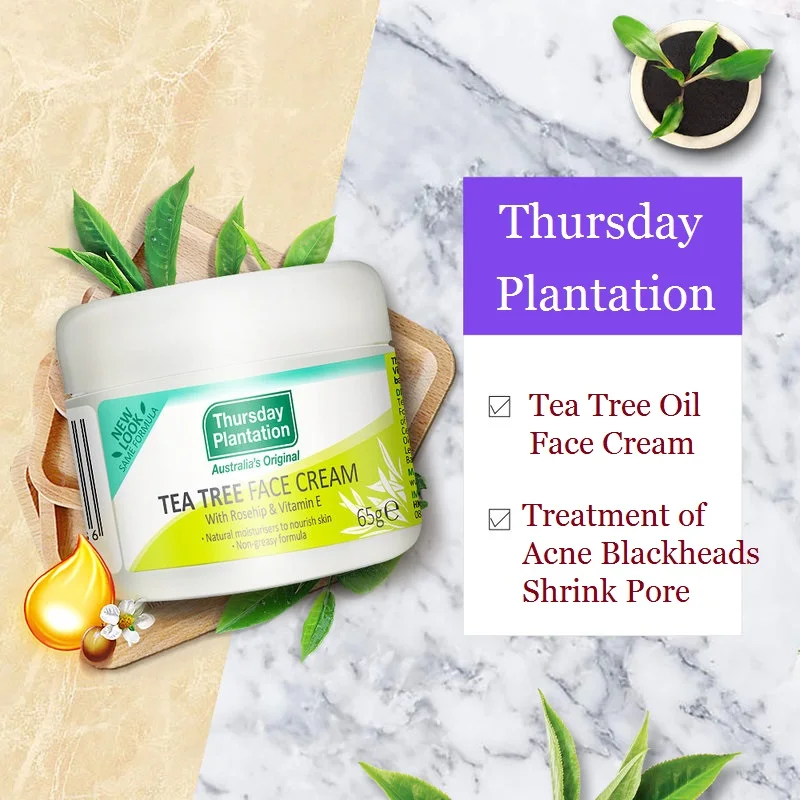 Увлажняющий крем для лица с эффектом чайного дерева лечения акне угрей и