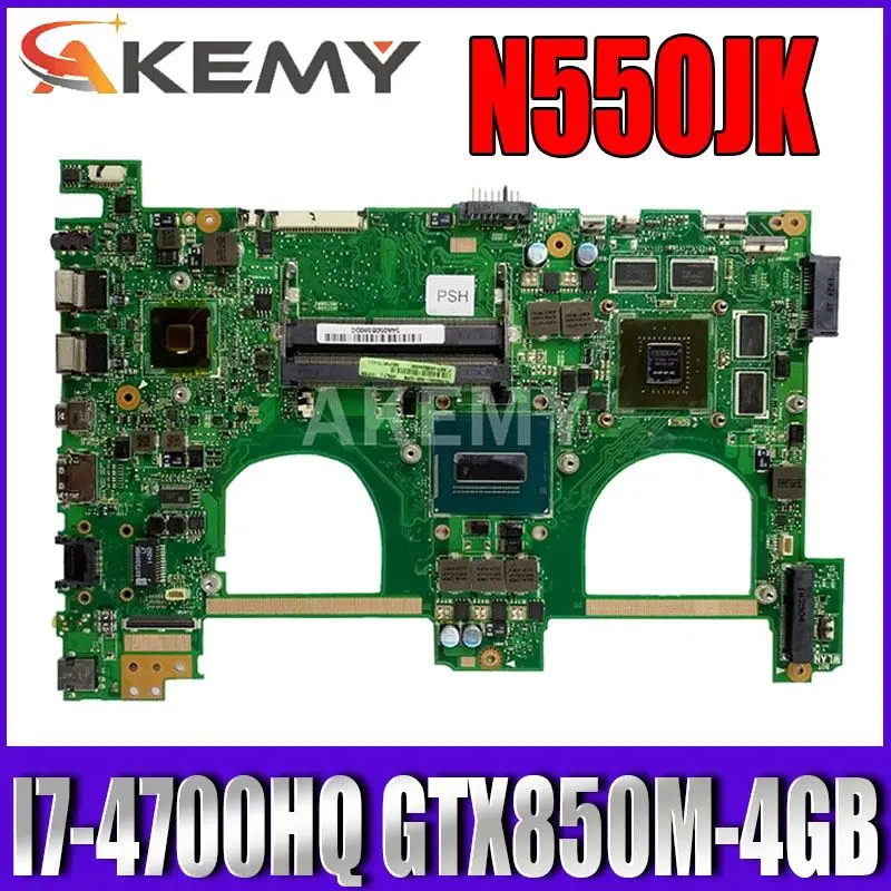 N550JV материнская плата для ноутбука ASUS VivoBook N550JK N550JX Q550JV G550JK оригинальная I7 4700HQ GTX850M