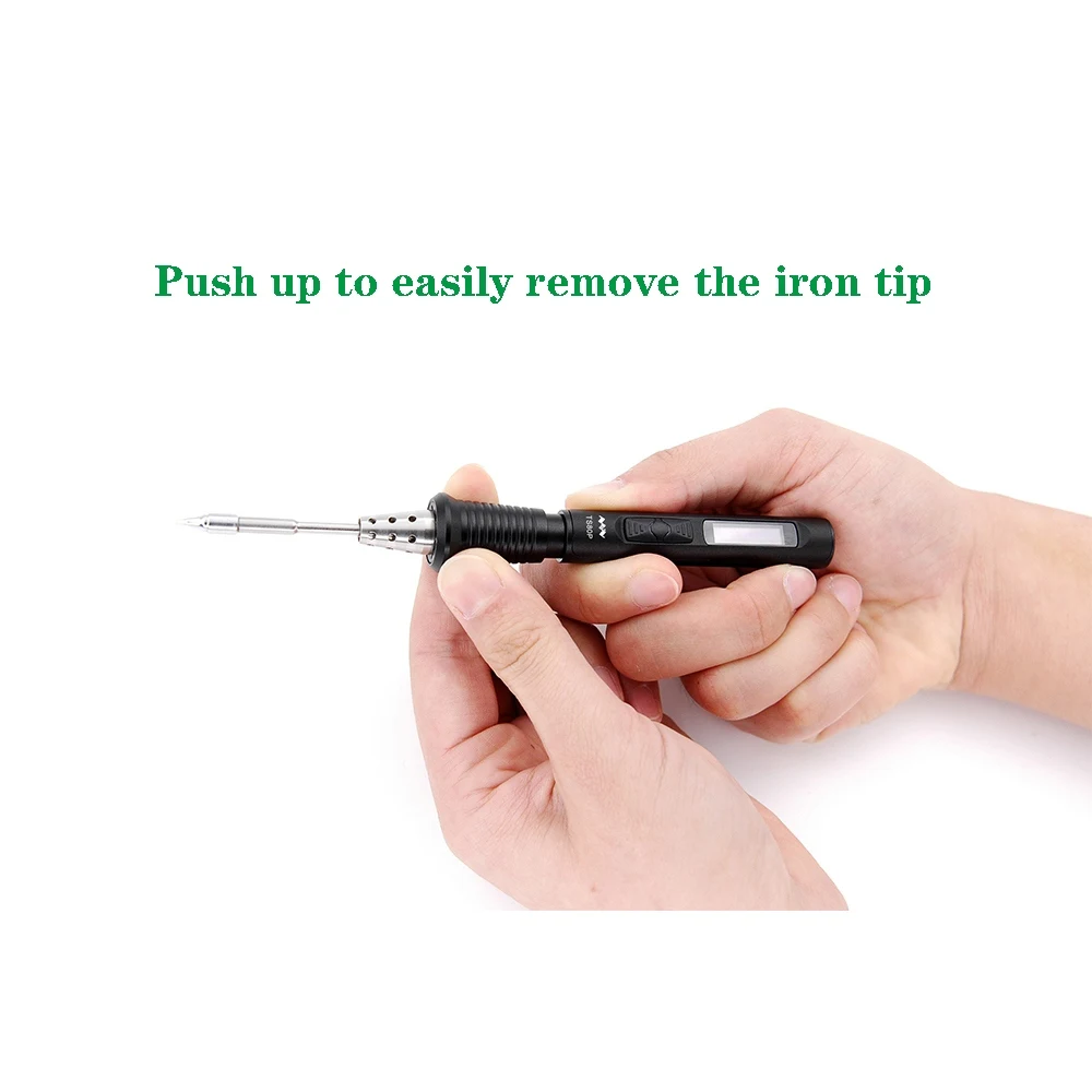 

30W Mini TS80 Plus Upgrade Electric Soldering Iron Kit Digital TS80P Adjustable Temperature Portable USB