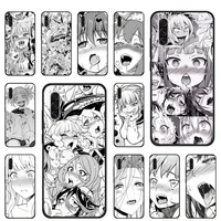 anime girl cartoon japan cute face phone cases for samsung galaxy s note 7 8 9 10 20 fe edge a 6 10 20 30 50 51 70 lite plus